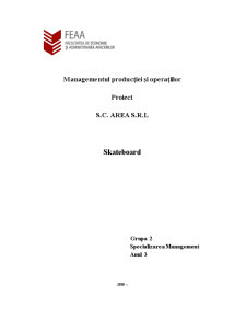 Managementul producției și operațiilor - skateboard - Pagina 1