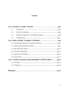 Sistemul logistic al unei întreprinderi agroalimentare SC Vel Pitar SA - Pagina 2