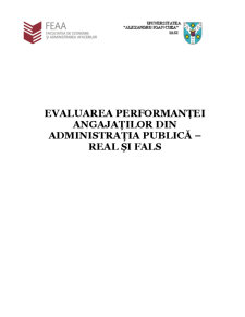 Evaluarea performanțelor angajaților în administrația publică - Pagina 1