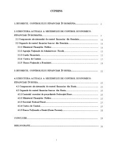 Evolutia Controlului Financiar in Romania Comparativ cu Evolutia Controlului Financiar in Rusia - Pagina 2