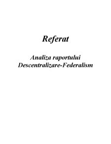 Raport Descentralizare-Federalism - Pagina 2