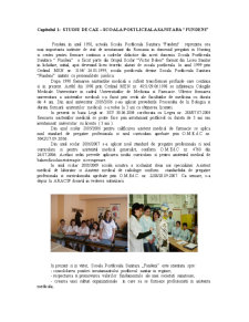 Îngrijiri socio-medicale complexe pentru persoane vârstnice asigurate de către studenții din an terminal - studiu de caz Școala Postliceală Sanitară Fundeni - Pagina 1