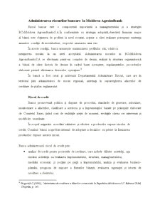 Riscul în Activitatea de Creditare la SC Moldova-Agroindbank SA - Pagina 4
