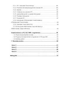 Proiect Licienta Reglare de nivel pentru un proces cu două rezervoare cuplate în cascadă utilizând sistemul numeric PLC-SLC 5/05 - Pagina 3