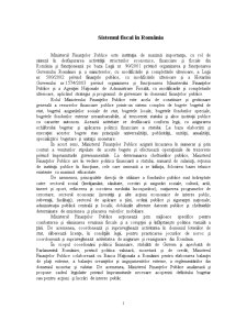 Sistemul Fiscal în România - Pagina 1