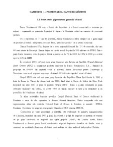 Prezentarea Băncii Românești - Pagina 1