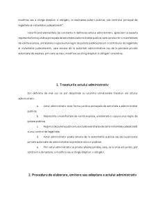 Procedura de elaborare, emitere sau adoptare, efectele juridice, nulitatea și inexistența actului administrativ - Pagina 2