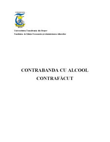 Contrabanda cu Alcool Contrafăcut - Pagina 1