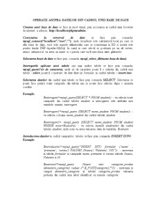 Elemente de Bază ale Scriptului PHP - Pagina 5