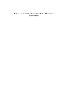 Ministerul Administrației Publice - informatizare și profesionalizare - Pagina 1