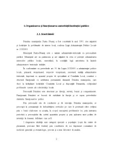 Organizarea și funcționarea autorității-instituției publice - Pagina 2