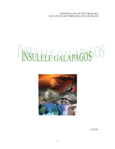 Insulele Galapagos - Pagina 1