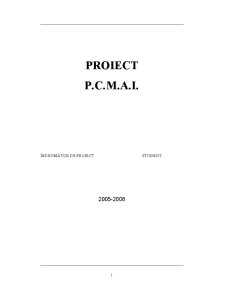PCMAI - calculul termic al MAI - Pagina 1