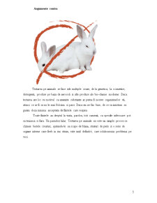 Raport de Persuasiune - Testarea Produselor Cosmetice pe Animale - Pagina 5