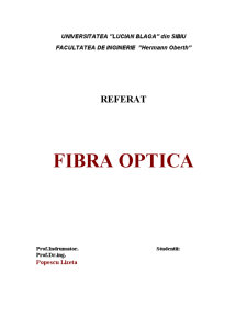 Fibra optică - Pagina 1