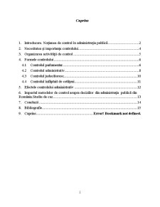 Aplicabilitatea Metodelor de Control în Administrația Publică din România și Impactul lor Asupra Deciziilor din Administrația Publică - Pagina 2