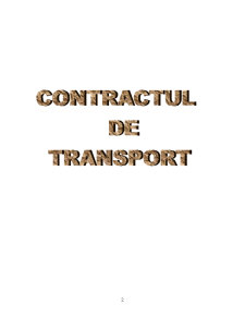 Contractul de Transport - Pagina 2