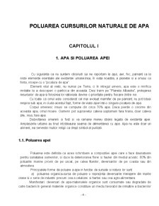 Poluarea cursurilor naturale de apă - Pagina 1