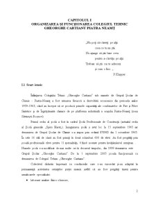 Organizarea gestiunii financiare la Colegiul Tehnic Gheorghe Cartianu Piatra Neamț - Pagina 2