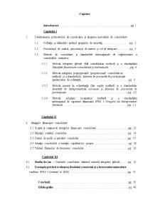 Situații Financiare Consolidate - Pagina 1