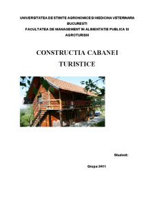 Construcția cabanei turistice - Pagina 1