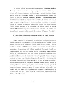 Raport de practică Primăria Sectorului 1, București - Pagina 4