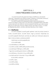 Sortimentul și Calitatea Produsului Ciocolata, Comercializat în Hypermarketul Carrefour Unirii - Pagina 2