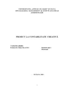 Contabilitate creativă - SC World Com - Pagina 1