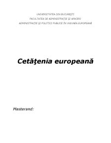 Cetățenia Europeană - Pagina 1