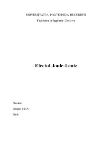 Efectul Joule-Lentz - Pagina 1