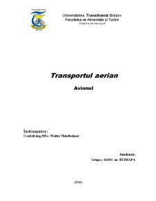 Transportul Aerian - Avionul - Pagina 1
