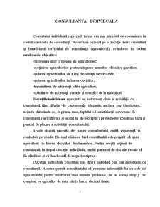 Conținutul și obiectivele consultanței individuale - calitățile și rolul consultantului în acest tip de consultanță - Pagina 3