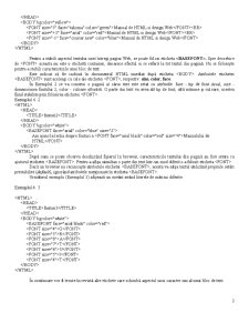 Utilizarea Fonturilor și Formatarea Textelor în Documente Web - Pagina 2