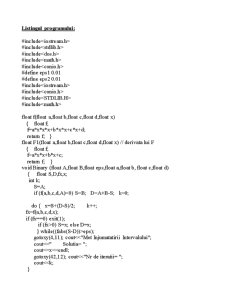 Rezolvarea Numerică a Ecuațiilor Algebrice și Transcendente - Pagina 4