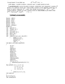 Rezolvarea Numerică a Sistemelor de Ecuații Liniare - Pagina 3