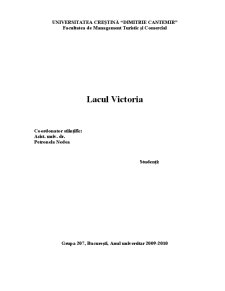 Ecosistemul Lacului Victoria - Pagina 1
