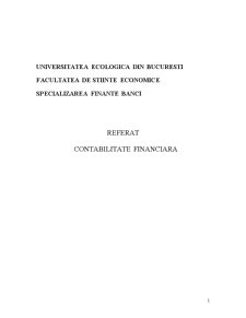 Contabilitate financiară - Pagina 1