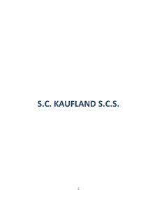 Proiect practică - SC Kaufland SCS - Pagina 2