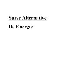 Surse Alternative De Energie - Pagina 1
