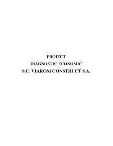 Diagnostic Economic la SC Viarom Construct SA - Pagina 1