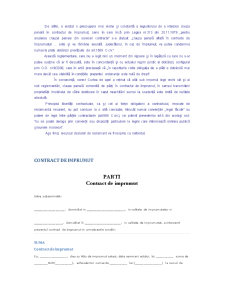 Contract de Împrumut - Pagina 2