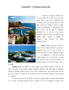 Managementul unei destinații turistice - Antalya - Pagina 3