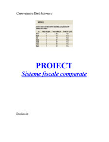 Sisteme Fiscale Comparate - Pagina 1