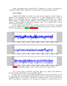 Detecția Crizelor de Epilepsie cu Ajutorul Transformatei Wavelet și a Dinamicii Neliniare - Pagina 4