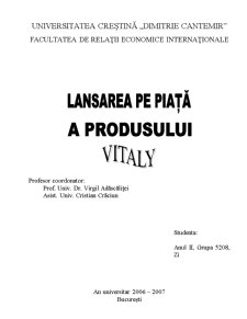 Lansarea Produsului Vitaly - Pagina 1