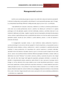 Managementul unei Cariere de Succes - Pagina 4