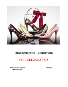 Managementul Comertului - SC Clujana SA - Pagina 1