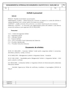 Managementul sistemului de asigurare a calității în SC Gun Line SA - Pagina 3