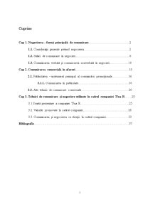 Tehnici de Comunicare și Negociere Utilizate în Cadrul Companiei TinaR - Pagina 1