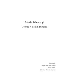 Martha și George Valentin Bibescu - Pagina 1